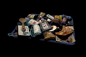 色彩鲜艳的货品